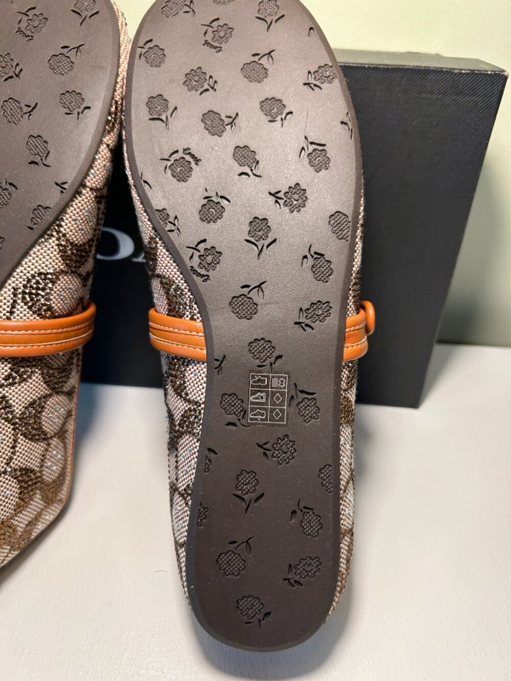 Coach Women's Crystal Signature Jacquard Mary Jane Shoes - Picture 13 of 15